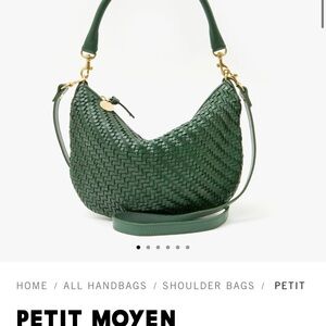 Clare V Petit Moyen Green Crossbody